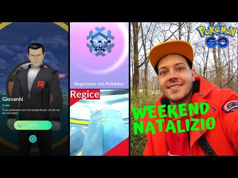 WEEKEND INVERNALE! Catturo CRYOGONAL & batto GIOVANNI - POKÉMON GO ITA