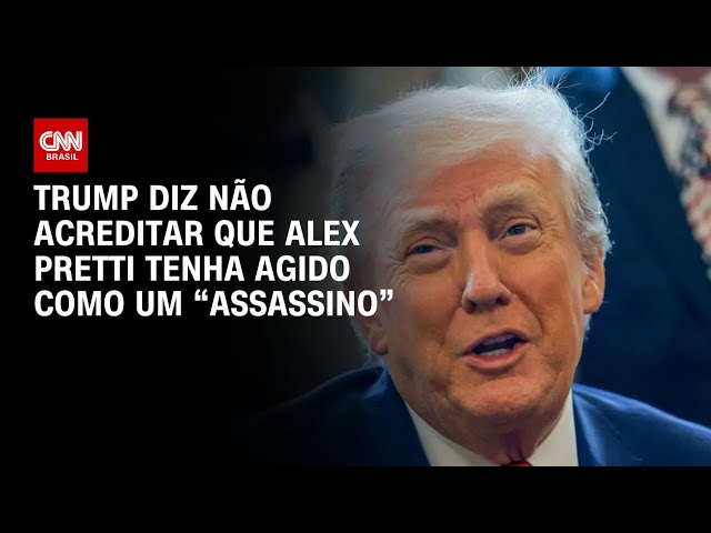Trump: Não acho que homem morto a tiros agiu como “assassino” | CNN 360°