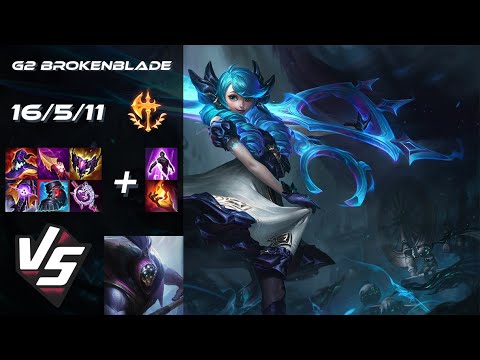 G2 Esports BrokenBlade TOP Gwen vs Jax - EU Challenger Patch 25.S2.7