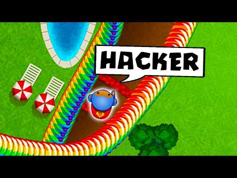 So I faced a HACKER and I still won... (Bloons TD Battles)