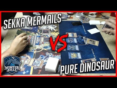 Yu-Gi-Oh Sekka Mermail Vs Pure Dinosaur - Full Match (June 2018)