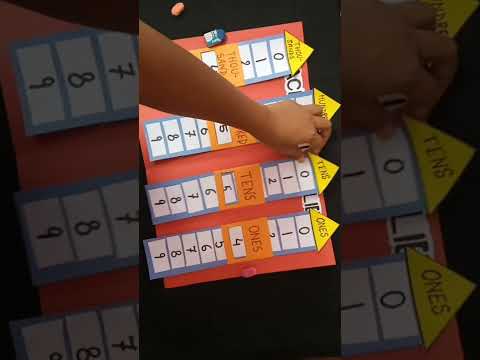 Place value slider⭐✨# Maths project📏📖