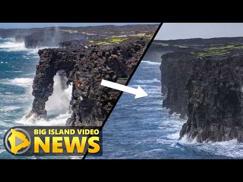 Iconic Hawaiʻi Sea Arch Collapses Into Ocean (October 2, 2026)