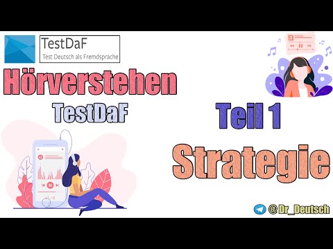 Strategie TestDaF. Hörverstehen. Teil 1