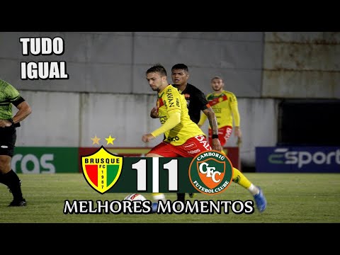 Brusque 1 x 1 Camboriú Melhores Momentos Campeonato Catarinense 2023