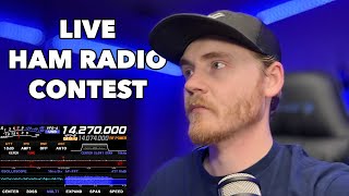 🔴 LIVE HAM RADIO: CQ Worldwide DX Contest SSB 2025 Saturday Night — Working the World on HF!