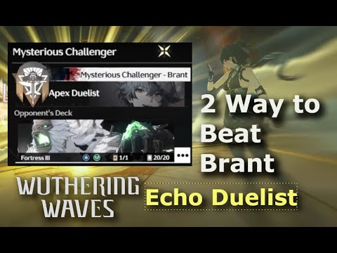2 Way to Beat Brant (Deck Build & Battle) | Echo Duelist | Wuwa 2.4