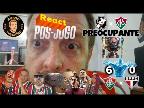 REACT POS JOGO - FLU 6 X 0 SÃO PAULO / SINAL DE ALERTA EM SÃO JANUÁRIO PARA A COPA DO BRASIL!!!
