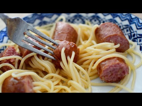 How to Cook Kid-Friendly Hot Dog Spaghetti Bites
