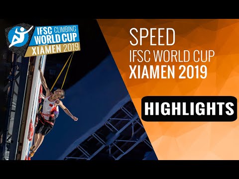 IFSC World Cup Xiamen 2019 || Speed finals highlights
