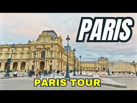 Exploring the Louvre Museum in Paris 🇫🇷 | Beautiful Walking Tour Outside the Pyramid 4K