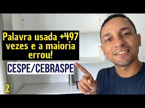 CEBRASPE Questão que Cai em TODOS os Concursos da Cespe [Dica SUPREMA]