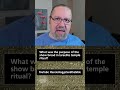 What was the purpose of the show bread in Israelite temple ritual?