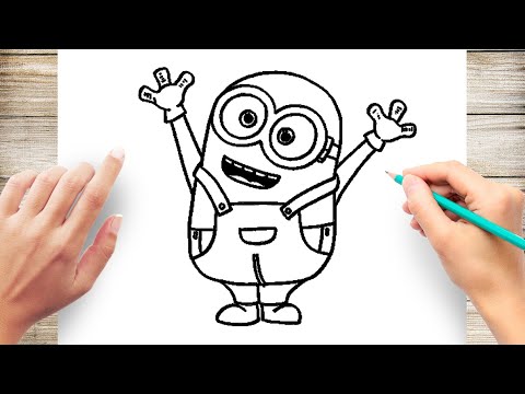 How To Draw Bob the Minion Step by Step