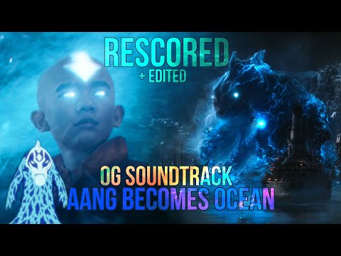 "Ocean Spirit Aang Defeats Fire Nation" with the cartoon's soundtrack | Avatar Netflix Live Action