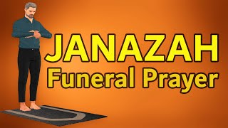 How to pray Janazah prayer  (Funeral) for Beginners - with Subtitle