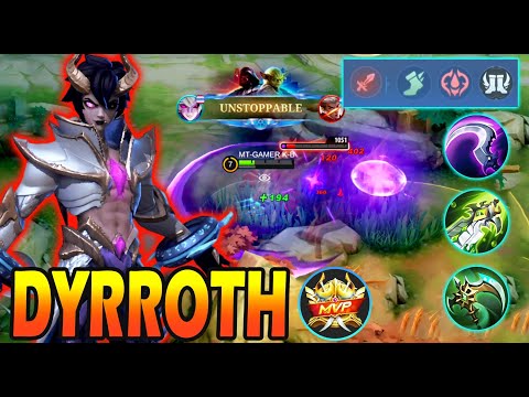 DYRROTH vs ZILONG IN EXP LAND | NEW BUILD | MOBILE LEGENDS |@DyrMT