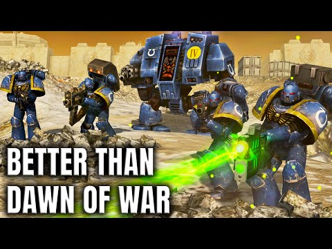 WARHAMMER 40K CINEMATIC BATTLE - Ultramarines vs Black Legion EPIC Defense (4K)