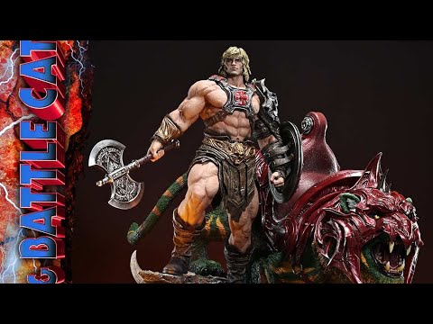 New Masters of the Universe He-Man & Battle Cat Ultimate Bonus Version Statue Prime 1 Studio 