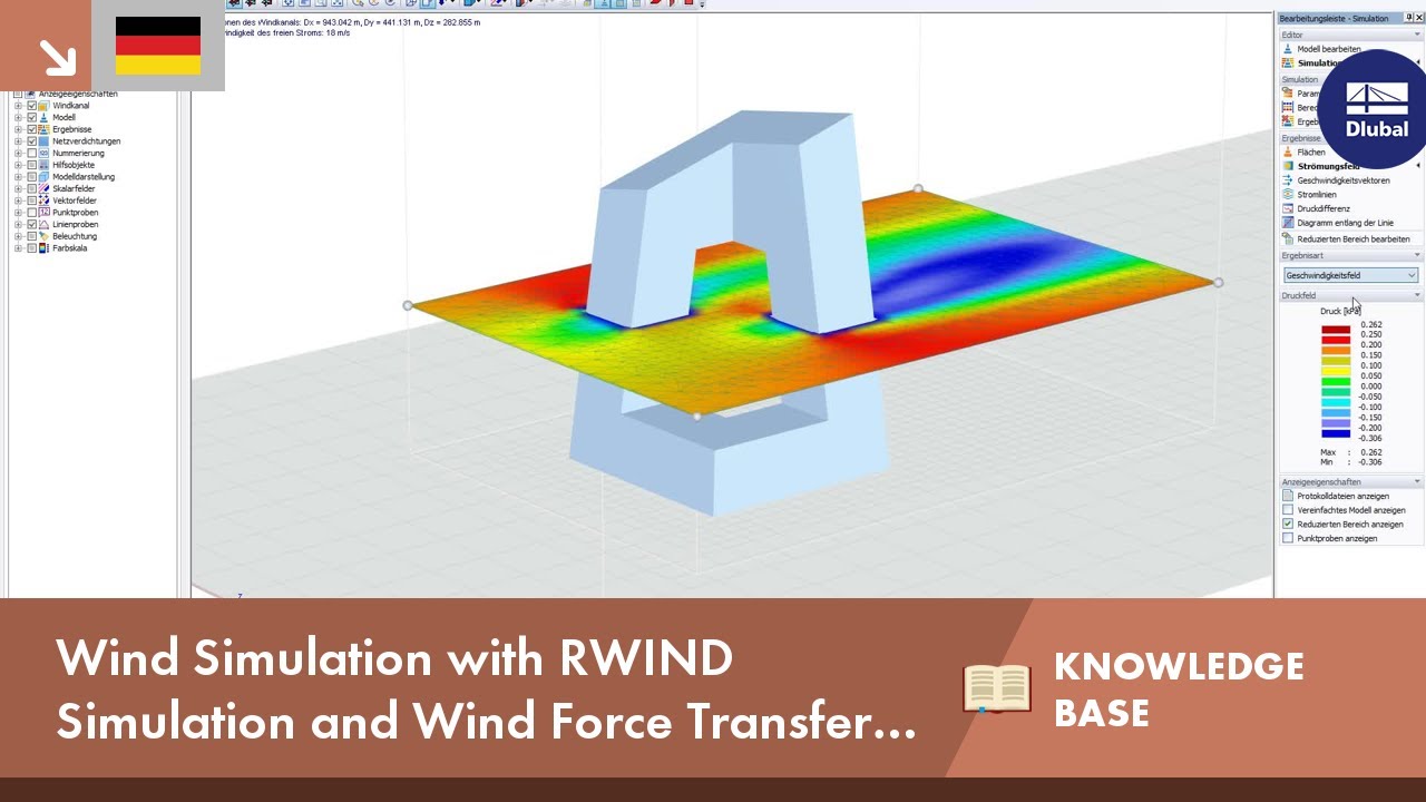 Wind Simulation Using RWIND Simulation and Wind Force Transfer to RFEM or RSTAB