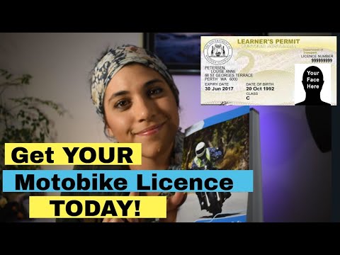 Get your Motorcycle licence in Western Australia in 5 steps