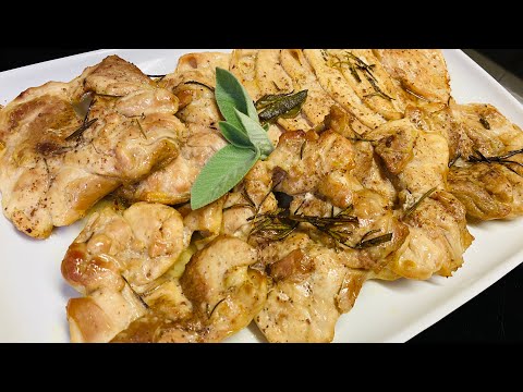Pollo ￼semplice al forno
