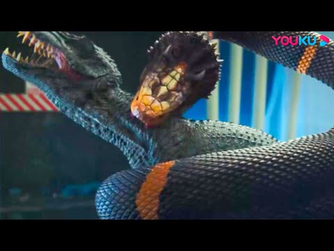 Mutant Tyrannosaurus Rex vs. Ancient Serpent | Metamorphosis | YOUKU MONSTER MOVIE