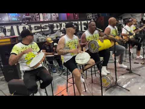 Samba no asfalto cantando marinheiro só de caetano veloso na abertura do ensaio  na Gaviões da fiel