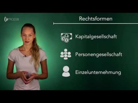 Rechtsformen von Unternehmen | Wissen für die Ausbildung | Prozubi.de