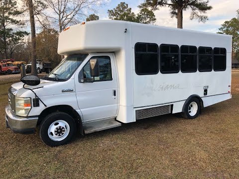 2009 Ford E450 Super Duty 15 Passenger El Dorado Handicap Shuttle Bus VN1762 Lot#220