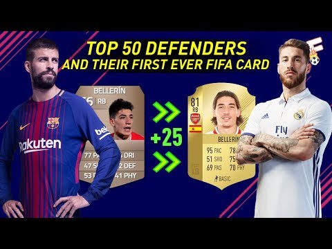 Top 50 Defenders and Their First Ever FIFA Card ⚽ Then and Now ⚽ Footchampion Video