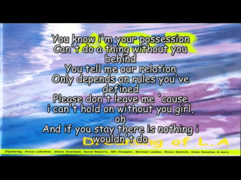 AOR | 01-You're My Obsession (with lyrics) from the album "Dreaming of L.A" (2003)