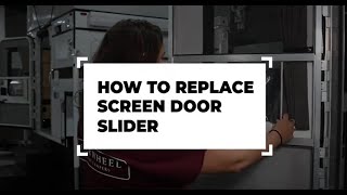 Four Wheel Campers l How to Replace Screen Door Slider