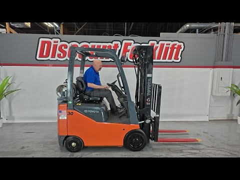 TOYOTA 8FGCU15 8-Series 3,000lb LP (Propane) #3445 - Forklift for Sale