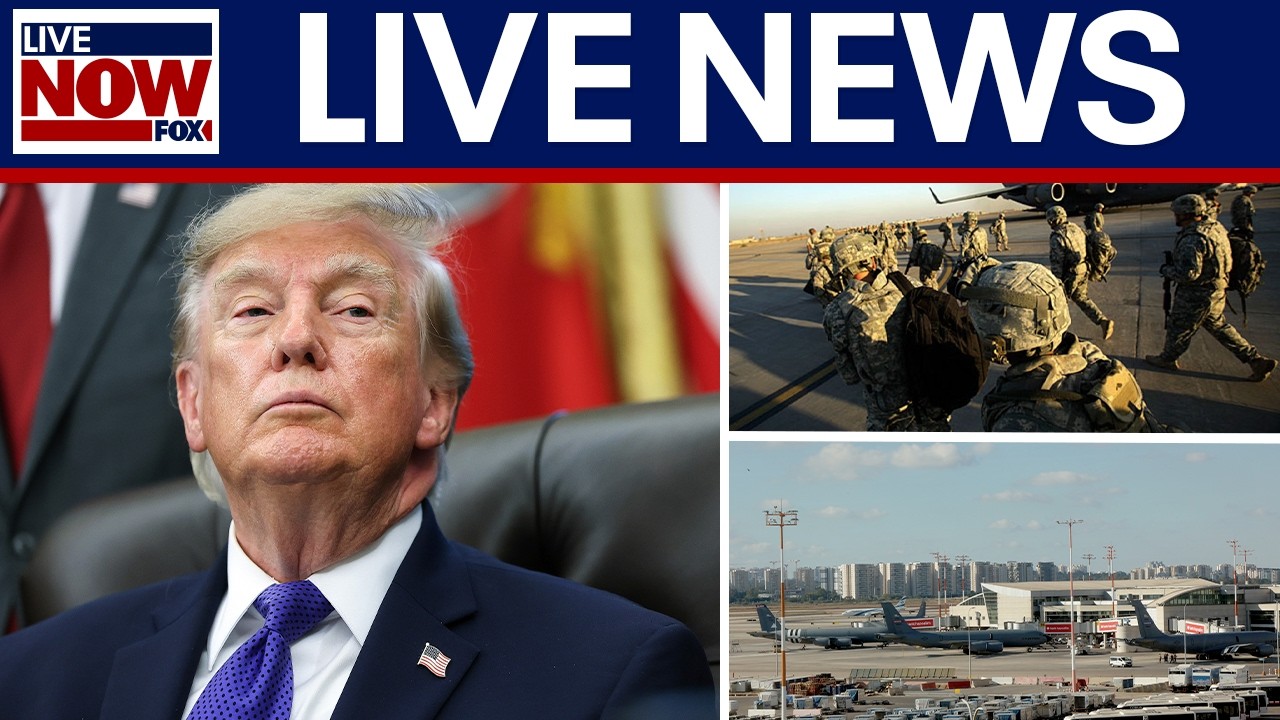 LIVE: US troops withdraw from Iraq, Israel hijacking scare, Trump Hispanic Heritage event & more
