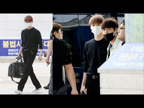 [ Wanna One ] 180914 Hwang Minhyun (워너원) at Incheon airport heading to Berlin