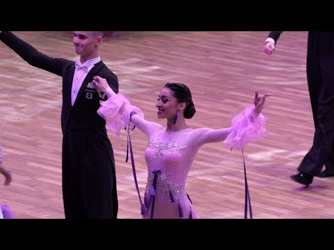 Mykhailo Benivskyi - Daiana Bondar UKR, Viennese Waltz | WDSF European Championship Youth Standard