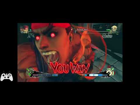 Gameplay with Evil Ryu