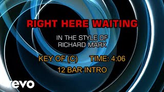 Richard Marx - Right Here Waiting (Karaoke)