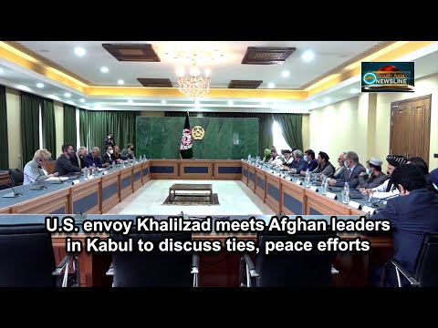 U.S. envoy Khalilzad meets Afghan leaders in Kabul to discuss ties, peace efforts