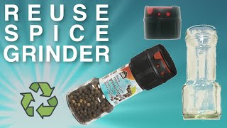Simple Trick To Refill Disposable Pepper Grinder // How To Open Pepper Grinder From The Super Market