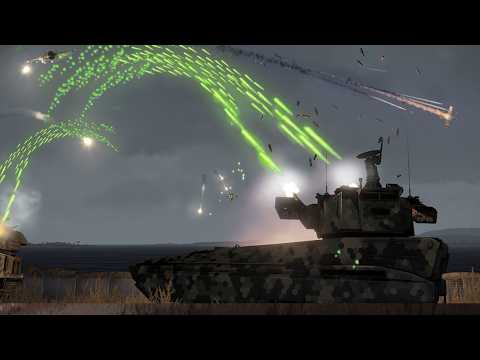 Multiple Anti Aircraft Tanks destroyed by A-10 Warthog! - SAM - GAU-8 - Military Simulation - ArmA 3