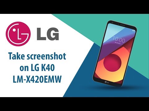 How to take screenshot on LG K40 LM-X420EMW?