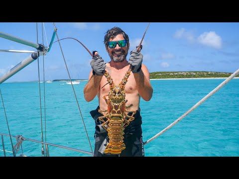 Catch and Cook from ISOLATION - Uninhabited Island Paradise! Sailing Vessel Delos Ep. 272