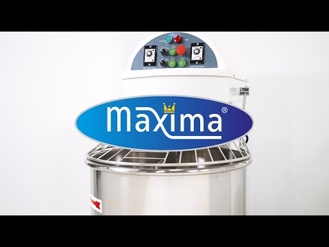 Maxima P&eacute;trin &agrave; spirale - 130 L - 80 kg de p&acirc;te - 2 vitesses - 400 V