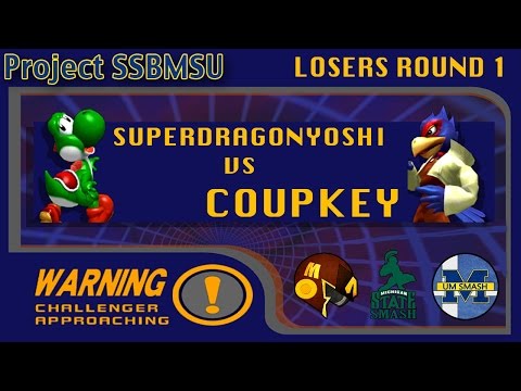 Project SSBMSU  - SuperDragonYoshi (Yoshi) vs Coupkey (Falco) LB1