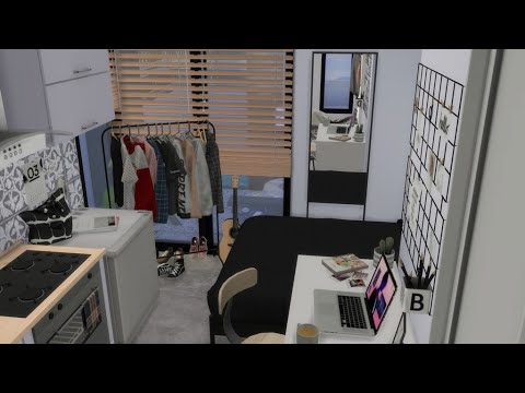 The sims 4 | 4x5 Home & Pool | Speed Build