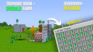 Minecraft 1.21+ Unlimited Emeralds & Tripwire Farm (Automatic!)