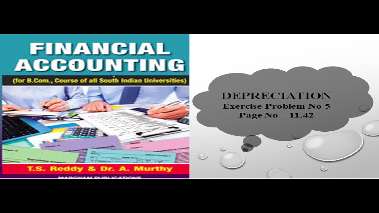 Depreciation Exercise No 5