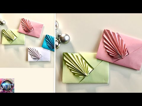 Origami Briefumschlag falten - einfachen Kuvert selber machen - Geschenk zum Valtentinstag,Muttertag